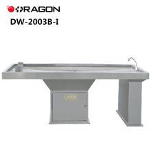 DW-2003B-I Nouvelle table de dissection médico-légale stablement médicale d&#39;acier inoxydable de conception